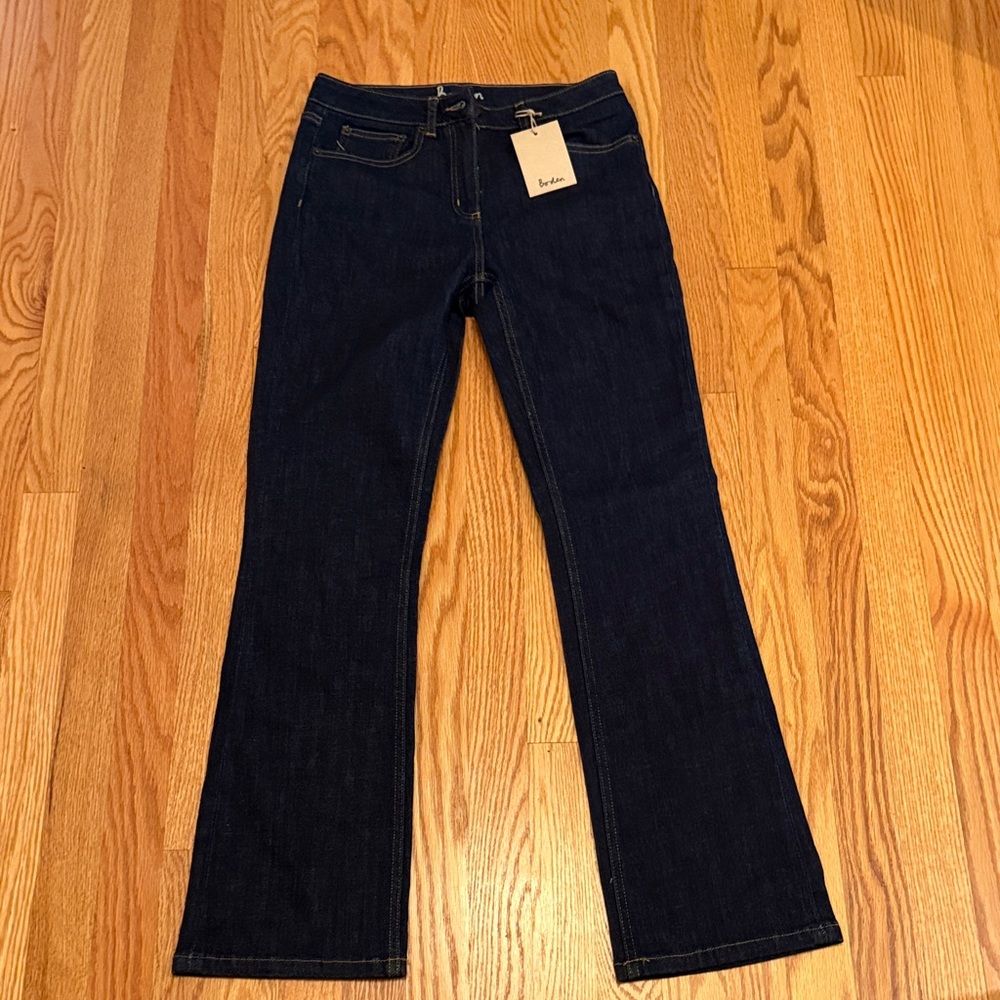 Boden Dark Indigo Bootcut Jeans